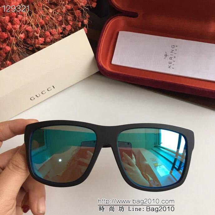 GUCCI古馳 GG1124 2018年新款 超輕材質 男裝偏光款 POLARIZED義大利時尚 太陽鏡  lly1507